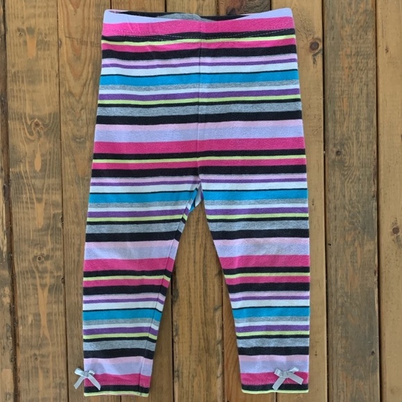 Wonder Kids Bright Striped Leggings - Picture 2 of 9